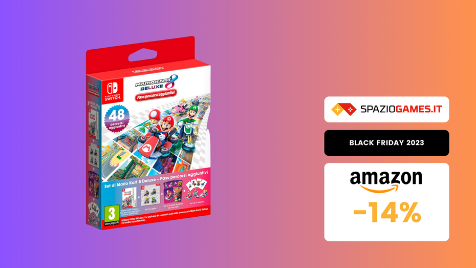 Immagine di Mario Kart 8 Deluxe Pass Percorsi finalmente in SCONTO!