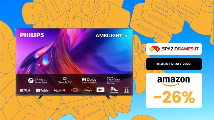 Smart TV Philips Ambilight: Risparmia 267€ con il DOPPIO SCONTO