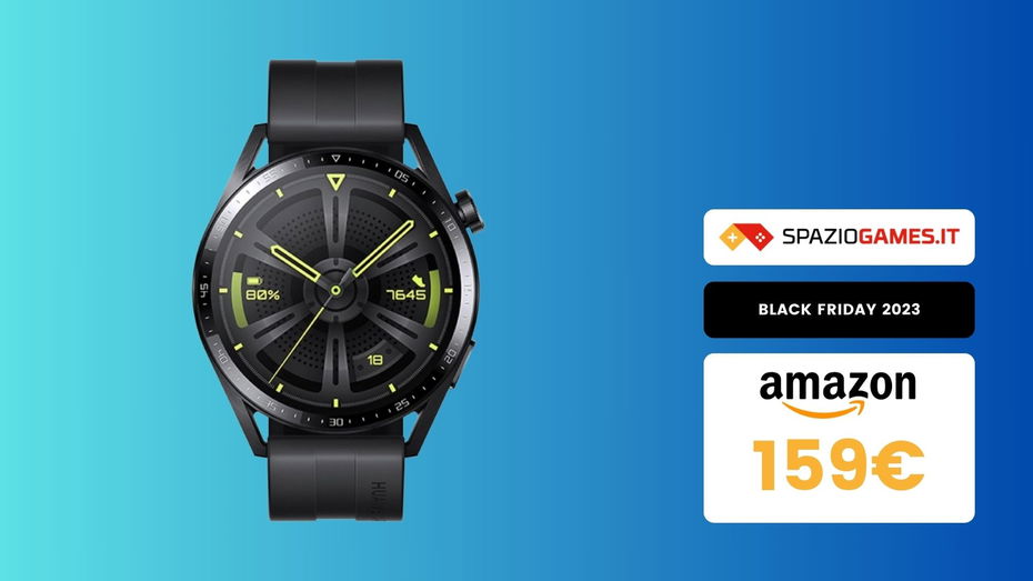 Immagine di HUAWEI Watch GT 3 a un PREZZO IMPERDIBILE! Solo 159€ per un smartwatch TOP!