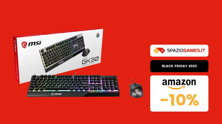 Bundle tastiera e mouse MSI a meno di 38€! VERO AFFARE!