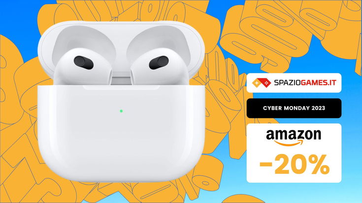 Apple AirPods (3a gen) al PREZZO PIU' BASSO DI SEMPRE: solo 159€!