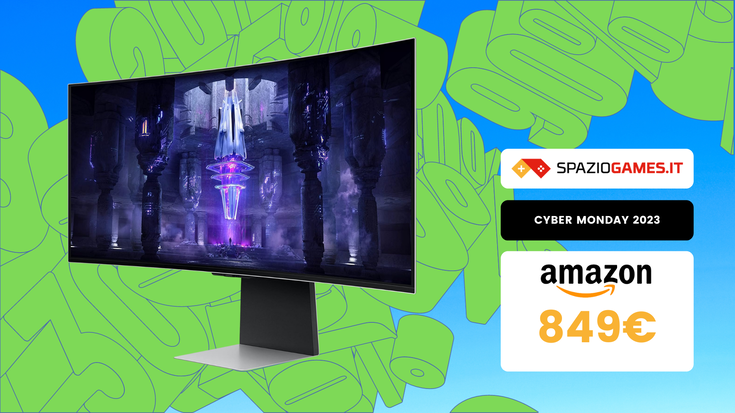 Samsung Monitor Gaming Odyssey Oled G8 a un prezzo SUPER per il Cyber Monday!