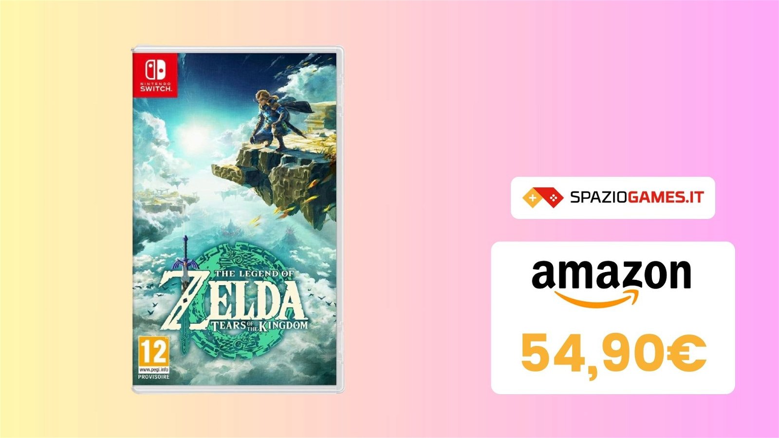 Zelda Tears Of the Kingdom a un PREZZO IMPERDIBILE! Lo paghi meno di 55€!