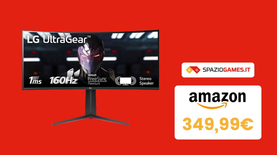 Immagine di Monitor gaming LG 34" 160 Hz a un PREZZO IMBATTIBILE! -36%