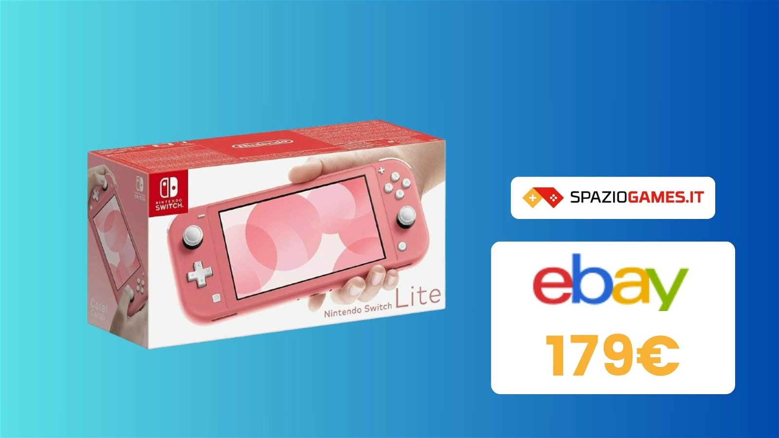 Nintendo Switch Lite: Il regalo di Natale ideale a soli 179€!