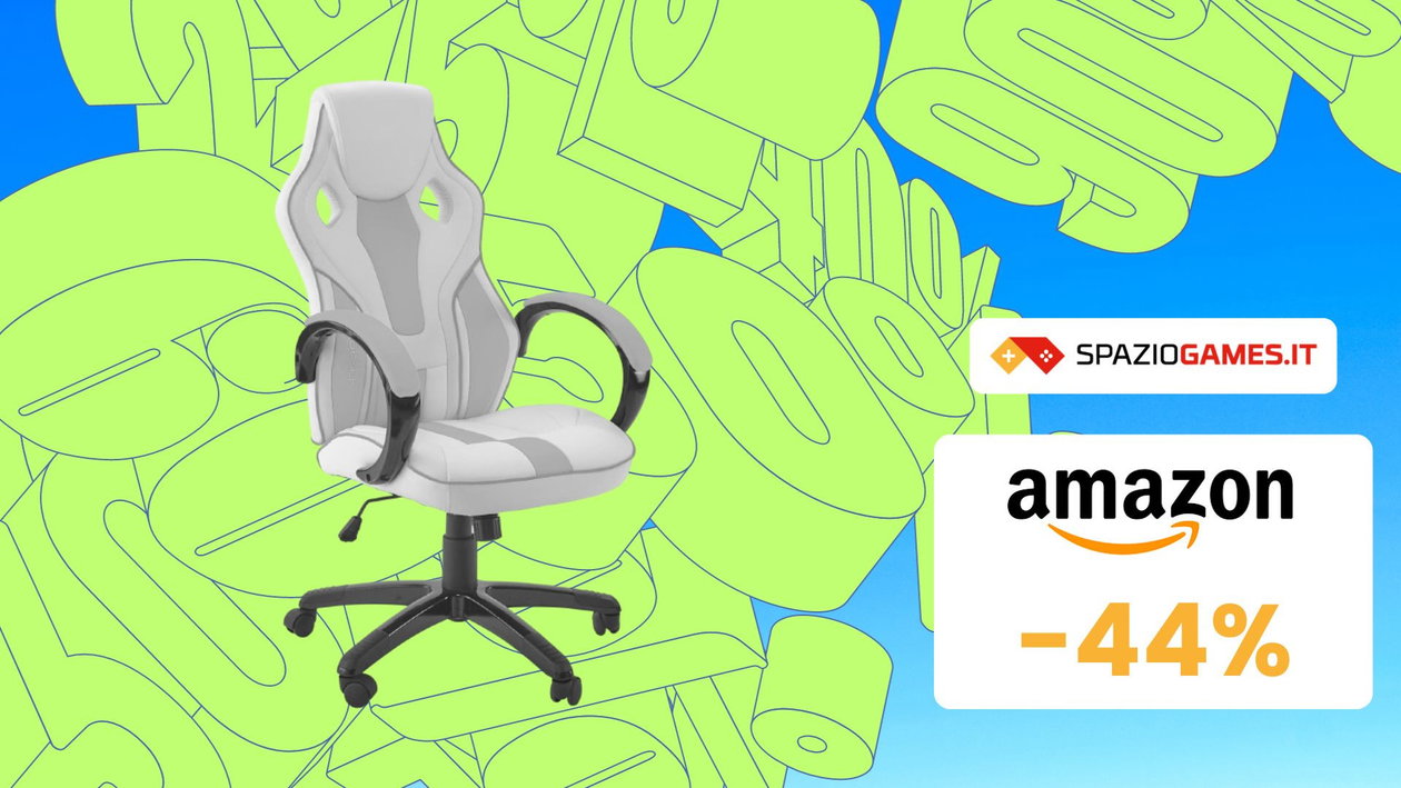 Immagine di Questa sedia gaming, comoda e resistente, è al minimo storico su Amazon! -44%