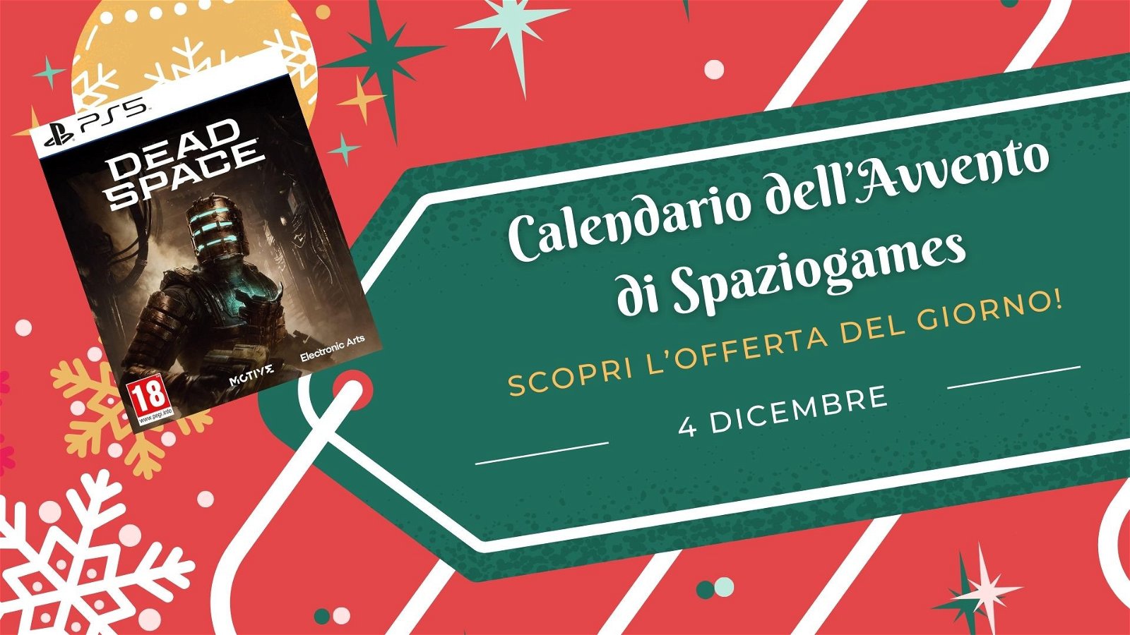 Calendario dell'avvento di Spaziogames: scopri l'offerta del 4 dicembre
