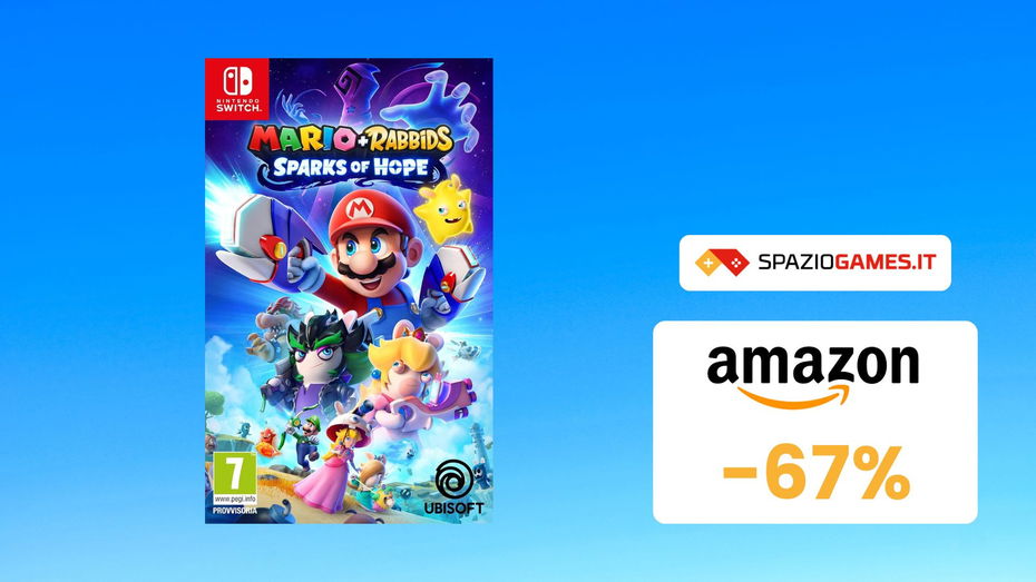 Immagine di Mario + Rabbids Sparks of Hope a meno di 20€! -67%