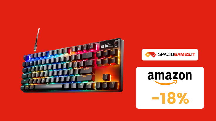 Questa tastiera SteelSeries, la più veloce del mondo, è ora disponibile con uno sconto del 18%!