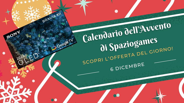 Calendario dell'avvento di Spaziogames: scopri l'offerta del 6 dicembre