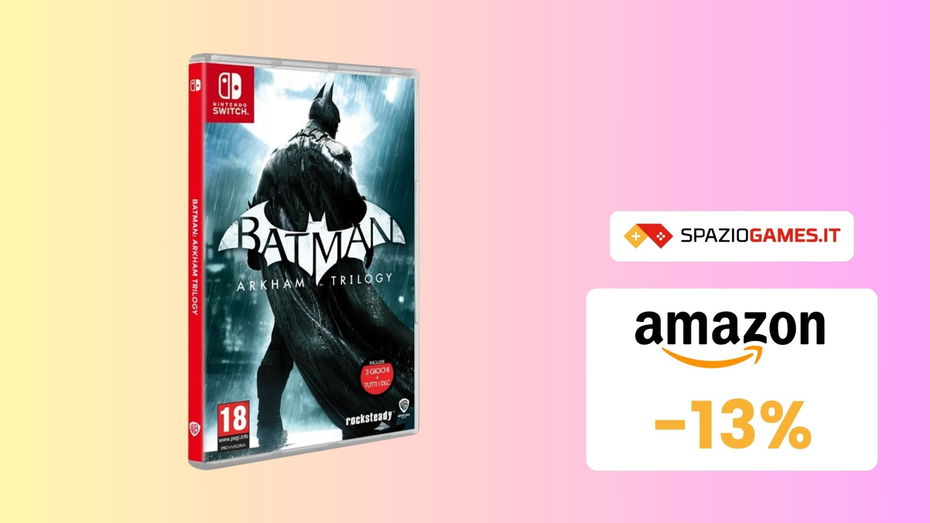 Immagine di Immergiti nell'oscurità di Gotham con Batman Arkham Trilogy su Nintendo Switch, ora a PREZZO SPECIALE!