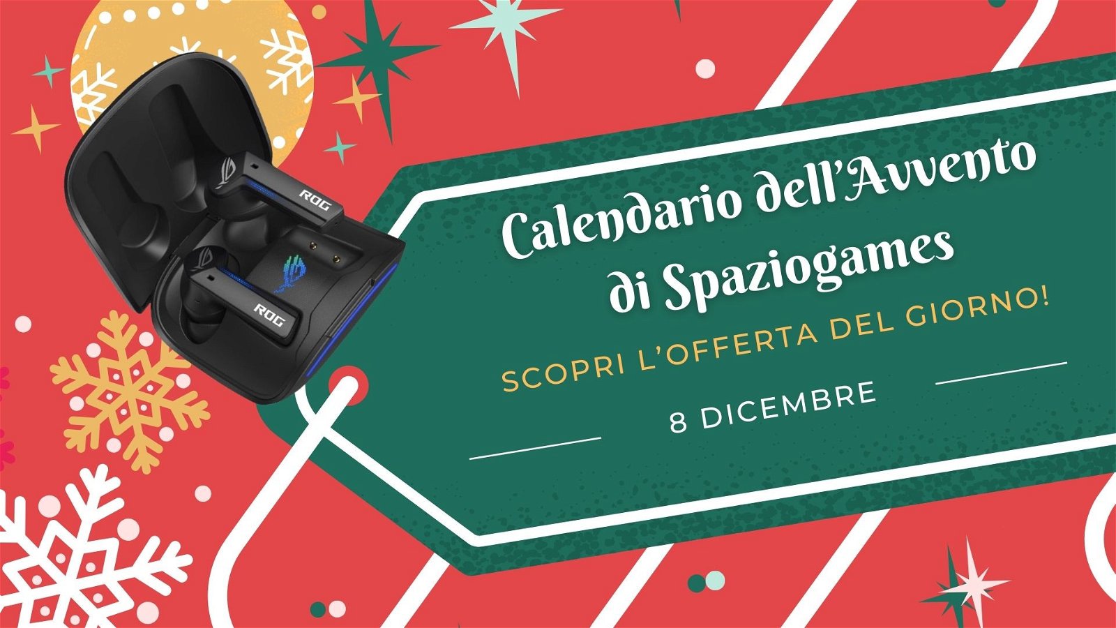 Calendario dell'avvento di Spaziogames: scopri l'offerta dell'8 dicembre