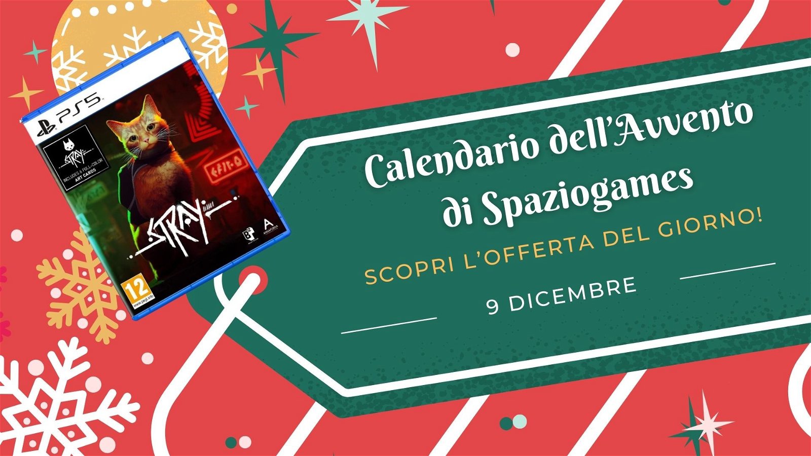 Calendario dell'avvento di Spaziogames: scopri l'offerta del 9 dicembre