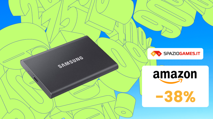 Samsung T7 Portable SSD 2TB: l'offerta che non puoi perdere!