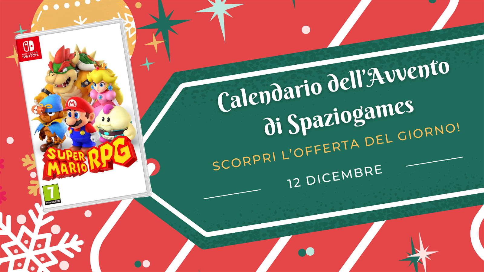 Calendario dell'avvento di SpazioGames: scopri l'offerta del 12 dicembre