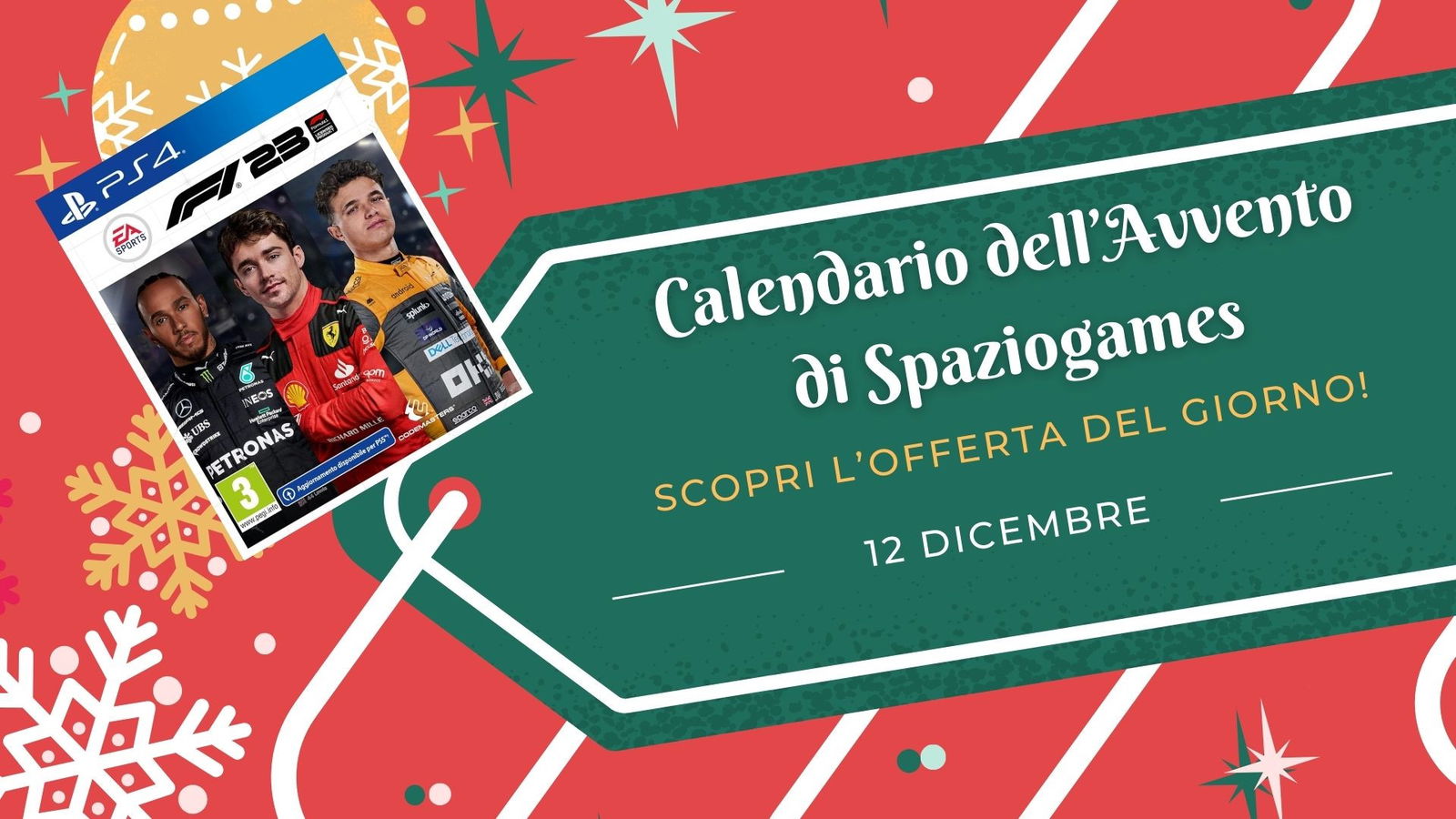 Calendario dell'avvento di Spaziogames: scopri l'offerta del 13 dicembre