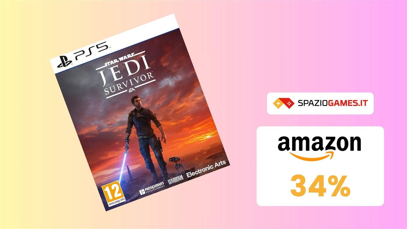 Star Wars Jedi: Survivor - un'OFFERTA STELLARE per la PS5! (30% di sconto)