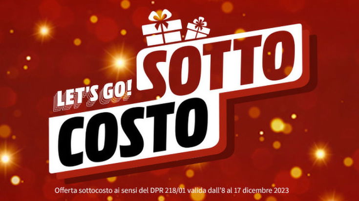 Super offerte Sottocosto Mediaworld: prezzi incredibili fino al 17 dicembre!