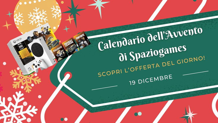 Calendario dell'avvento di Spaziogames: scopri l'offerta del 19 dicembre