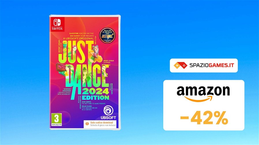 Immagine di Just Dance 2024, il regalo di Natale ideale per divertirsi in compagnia, a soli 34€!