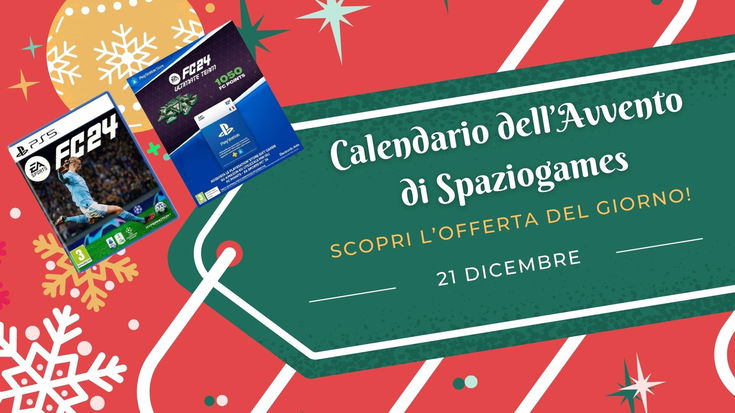Calendario dell'avvento di Spaziogames: scopri l'offerta del 21 dicembre