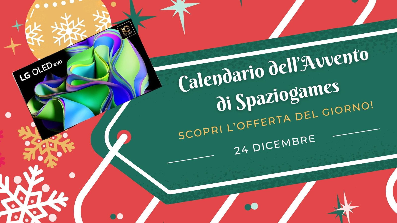 Calendario dell'avvento di Spaziogames: scopri l'offerta del 24 dicembre -  SpazioGames