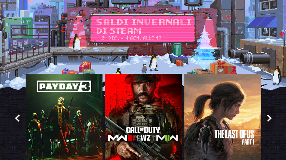Immagine di Saldi Invernali di Steam: i migliori sconti sui giochi del 2023