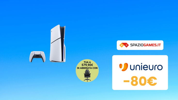 OFFERTA IMPERDIBILE da Unieuro: acquista una PS5 e ottieni una sedia gaming per soli 30€ in più!