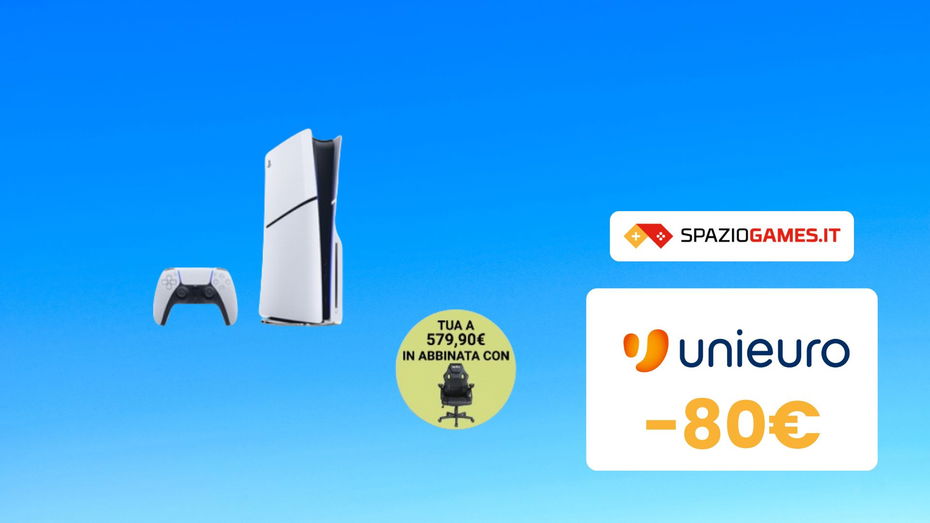 Immagine di OFFERTA IMPERDIBILE da Unieuro: acquista una PS5 e ottieni una sedia gaming per soli 30€ in più!