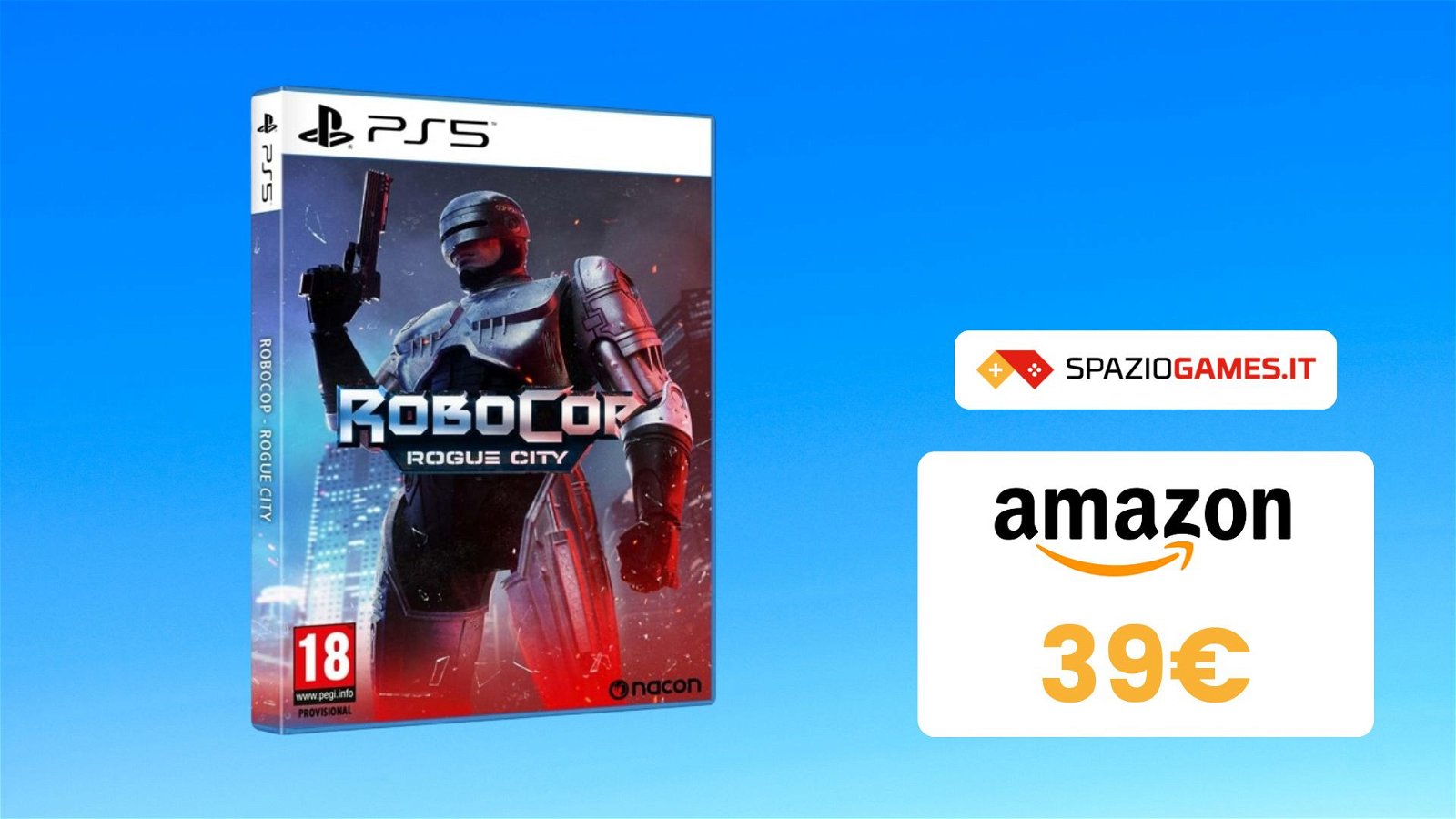 Robocop: Rogue City per PS5 a Soli 39€: OFFERTA IMPERDIBILE su Amazon!