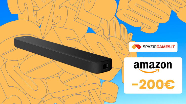 SCONTO EPICO di 200€ su questa soundbar Sony, perfetta per gli appassionati di cinema e gaming!