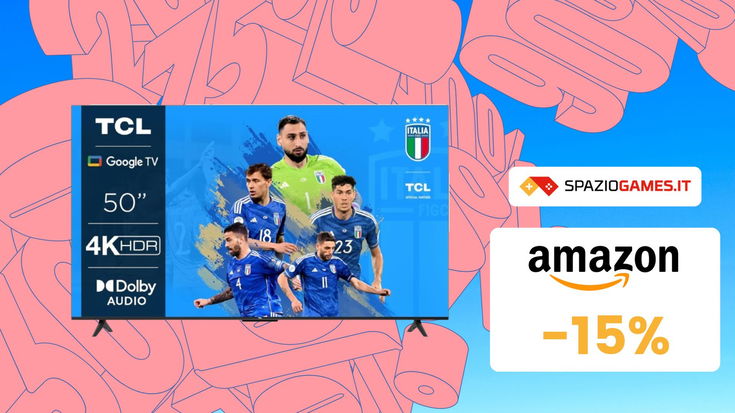 SUPER OFFERTA su Amazon: smart TV 4K da 50" a soli 339€!