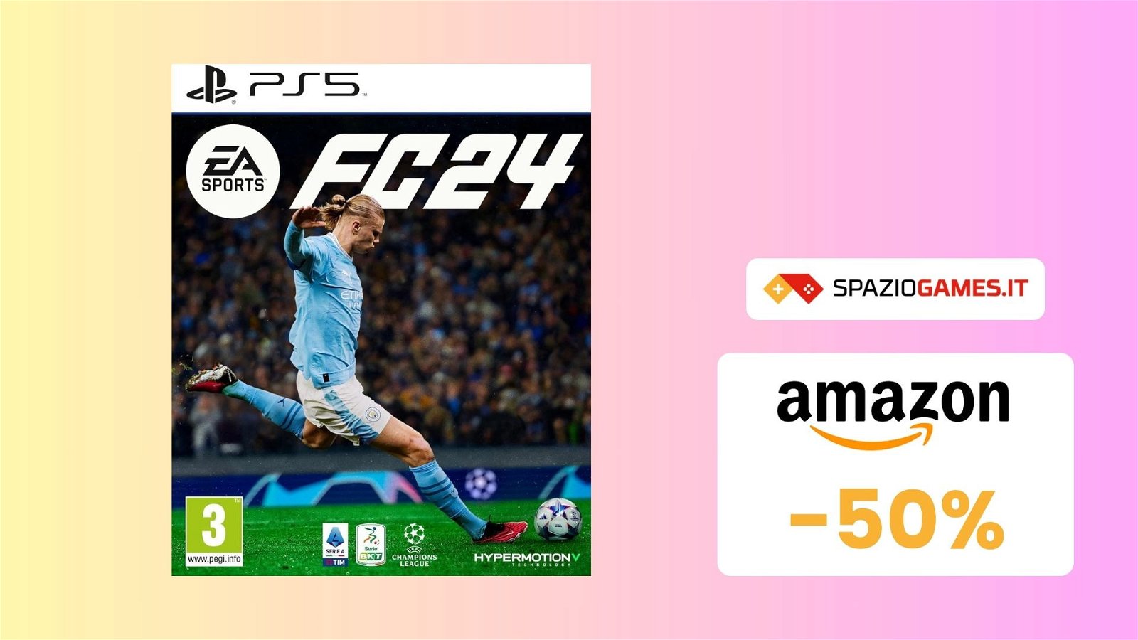 EA Sports FC 24 per PS5: acquistalo ora a META' PREZZO su Amazon!