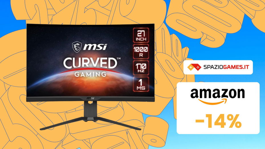 Immagine di MSI G272CQP, ottimo monitor 27" 1440p 170 Hz a PREZZO SPECIALE!