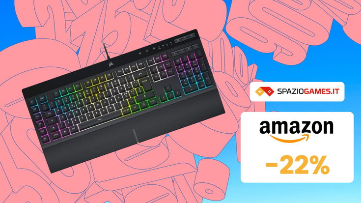 Corsair K55 RGB Pro XT, eccellente tastiera gaming con uno sconto del 22%!