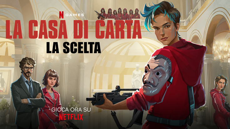 La casa di carta: La scelta è il nuovo gioco gratis Netflix, disponibile da ora