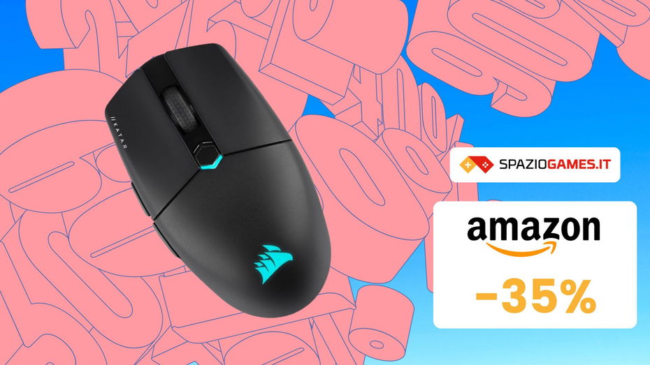 Immagine di GRANDE AFFARE: Mouse Gaming CORSAIR a solo €59.99! Risparmio Superiore al 30%!