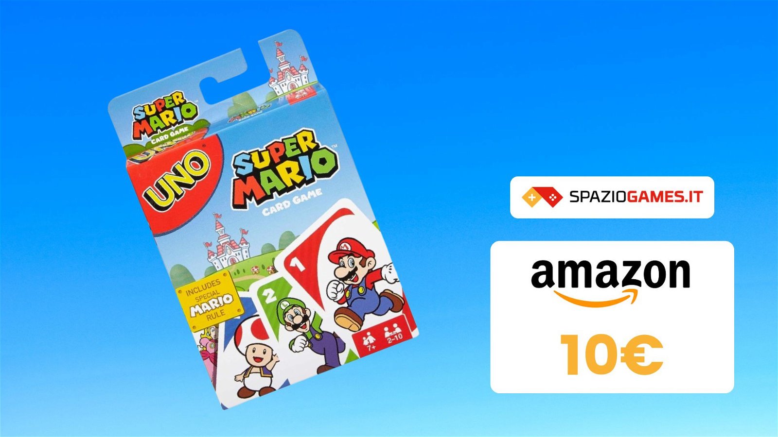 UNO Super Mario Bros II Gioco di Carte per bambini e famiglie 7+ Anni