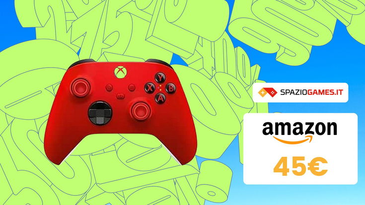 Sfida i tuoi avversari con stile con il controller Xbox Wireless Rosso, oggi a un PREZZO IMBATTIBILE!