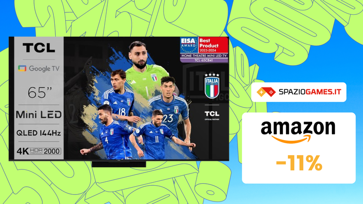 SUPER sconto su questo bellissimo TV TCL Mini LED 65" 4K! (-11%)