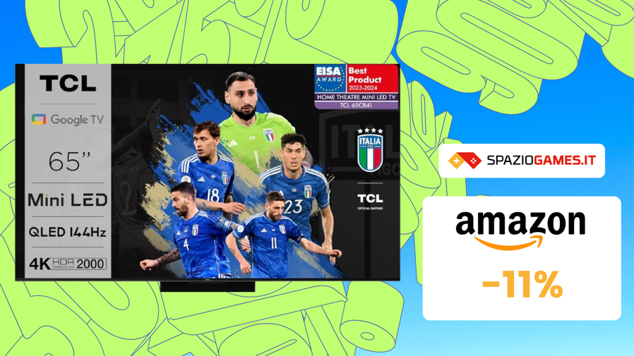 Immagine di SUPER sconto su questo bellissimo TV TCL Mini LED 65" 4K! (-11%)