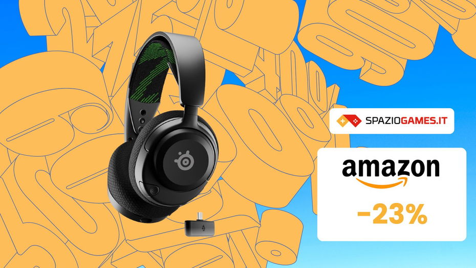 Immagine di SteelSeries Arctis Nova 4X, cuffie gaming SOTTOCOSTO su Amazon! -23%