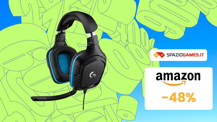 Prezzo BOMBA su queste cuffie gaming Logitech! (-48%)