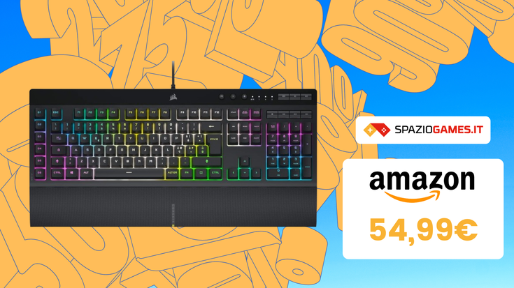 Corsair K55 RGB PRO XT a un prezzo STRACCIATO! La paghi solo 54,99€