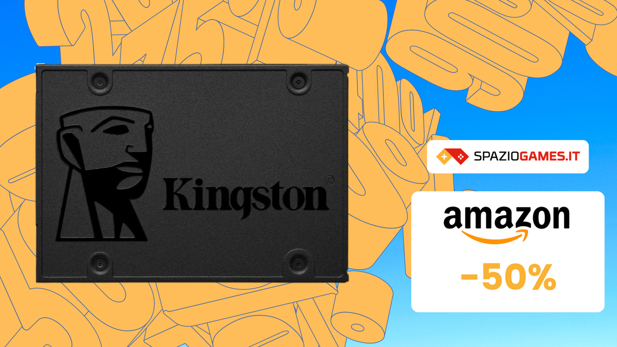 Immagine di SSD KINGSTON A400, CHE PREZZO! Su Amazon risparmi il 50%