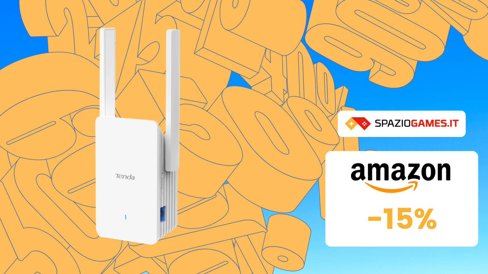 Ripetitore WiFi 6 Tenda A23: connessione in tutta la casa