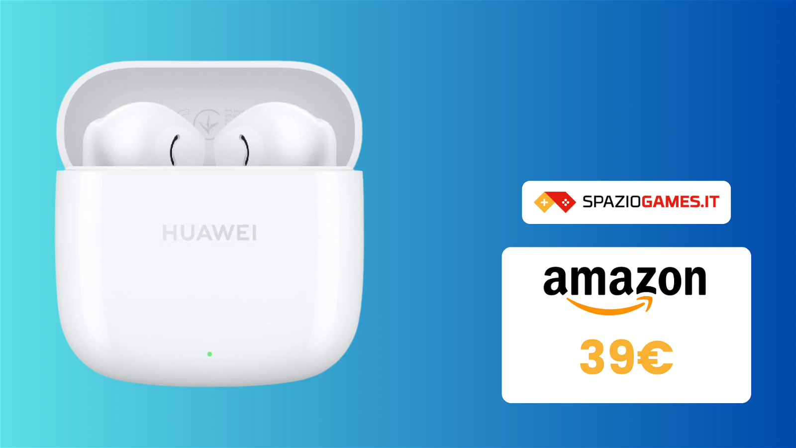 Huawei FreeBuds SE 2 a meno di 40€ su Amazon