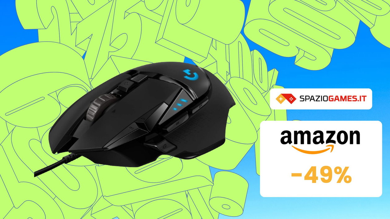 Immagine di Logitech G502 Hero: precisione e performance a META' PREZZO!