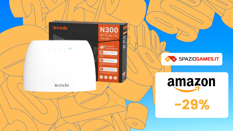 Immagine di ROUTER TENDA 4G03, CHE PREZZO! Su Amazon risparmi il 29%