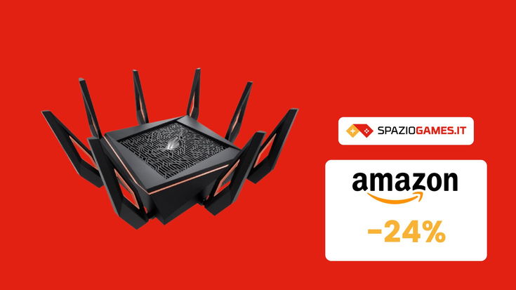 FOLLIA AMAZON: questo router gaming ASUS ROG è da comprare subito! (-24%)